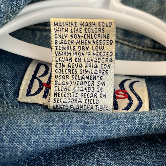 Bill Blass Vintage Jean shirt - Picture 7 of 7